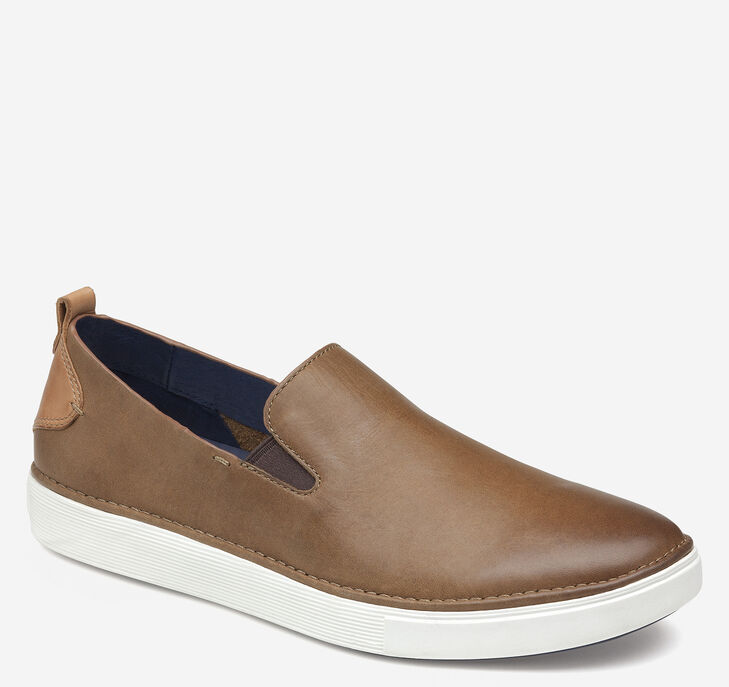 Johnston & Murphy Noah Slip On Skor Herr - Bruna Skor [PN9758410]